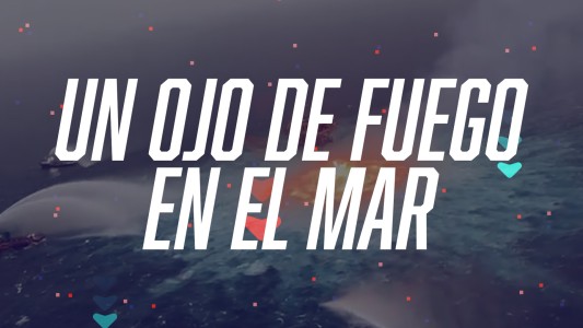 Un incendio en un el Golfo de México creó "un ojo en el mar"