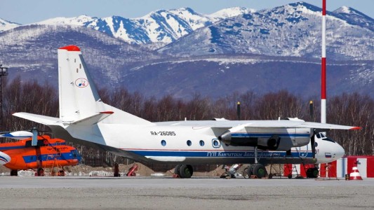 Hallaron los restos del avión que se estrelló en el extremo oriente de Rusia