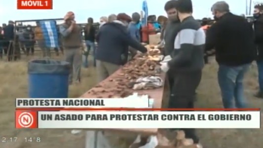 Productores rurales hacen un asado masivo en Bahía para protestar contra el Gobierno
