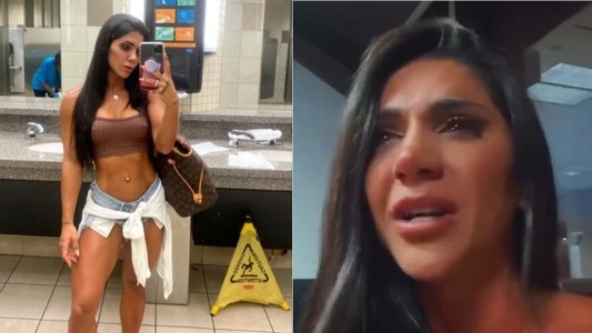 "Estás desnuda": modelo denunció que no la dejaron subir al avión por su ropa