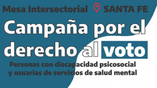 Santa Fe: Conforman una mesa intersectorial por el derecho a voto de personas con discapacidad social