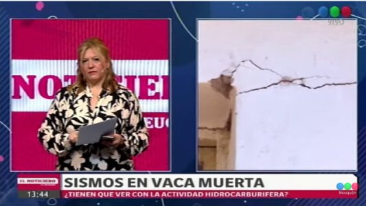 Sismos en la zona de Vaca Muerta