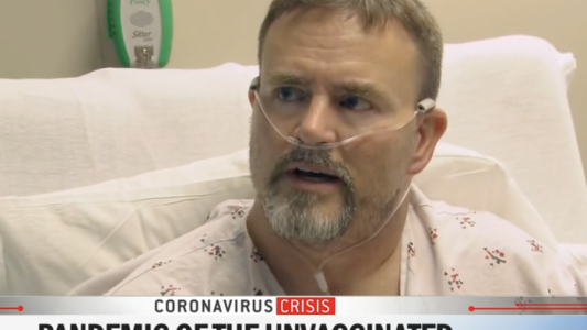 El hombre que está internado por coronavirus y sigue rechazando la vacuna