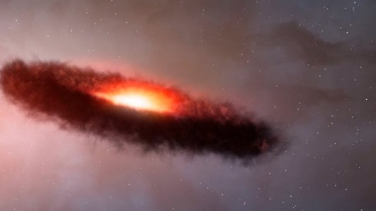 Detectan un disco de gas y polvo que permitiría probar las teorías sobre formación de planetas