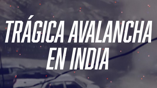 Impresionante avalancha de rocas en la India