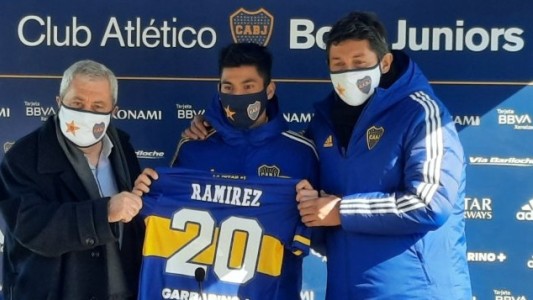 Presentaron a Juan Ramírez: "A cualquier jugador le gustaría estar Boca"