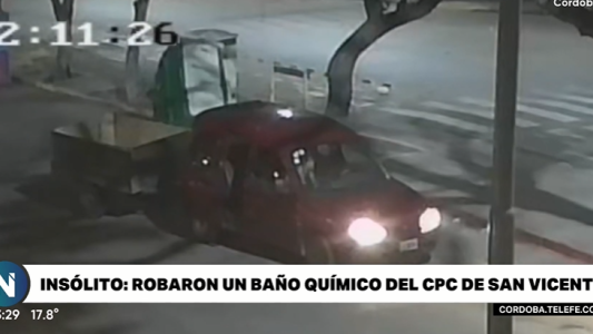 Córdoba: se robaron un baño químico en un centro de hisopados