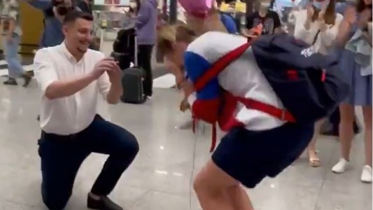 Así le propusieron matrimonio a la medallista olímpica cuando llegó a Rusia