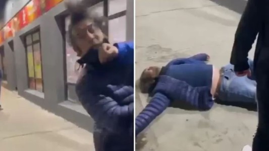 Video: Noquean a un ladrón de vino