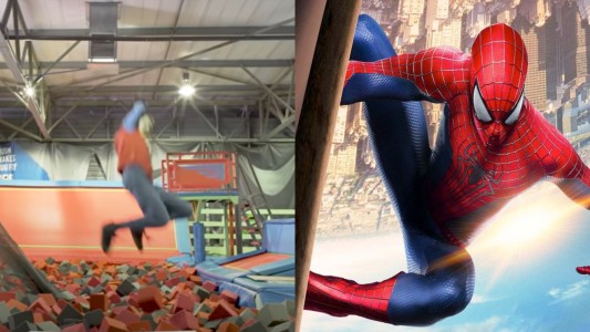 Un ingeniero creó un "lanza-telaraña" que permite imitar los movimientos de Spider-Man