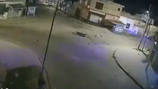 Persecución y choque termina con un motochorro herido
