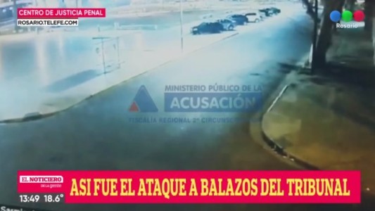 Video: Así fue el ataque a balazos contra el Centro de Justicia Penal de Rosario