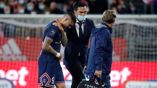 Icardi estará entre tres y cuatro semanas inactivo por la lesión en el hombro