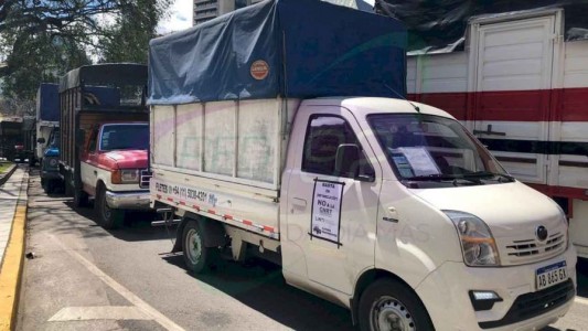 Protesta de fleteros en Congreso en reclamo de categorías escalonadas para el pago de impuestos
