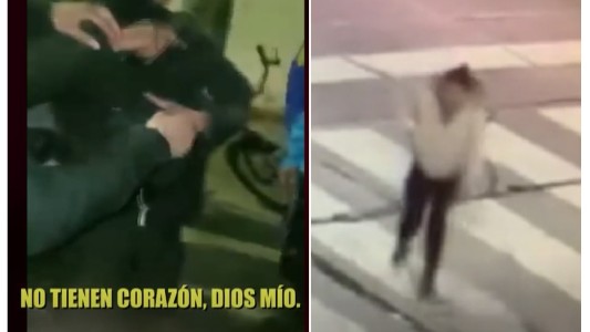 Video: investigan si esta mujer abandonó a la beba en la basura
