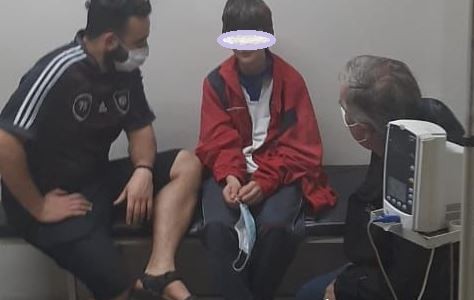 El adolescente encontrado hoy quedará internado 24 horas en observación y por estudios de rutina