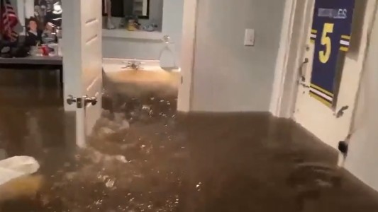 Las impresionantes imágenes de Nueva York bajo el agua