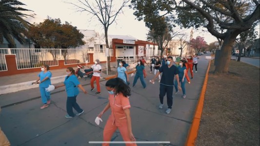 Hospital de festejo: No tuvieron contagios y lo celebraron con un challenge