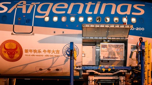 Argentina superó las 57 millones de vacunas recibidas contra el coronavirus