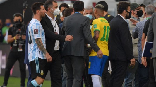 El comunicado de Conmebol luego de la suspensión del partido entre Argentina y Brasil