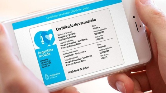 Credencial Mi Argentina será la acreditación internacional de vacunación contra covid