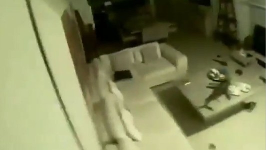 El momento del violento terremoto en el interior de una vivienda en Acapulco