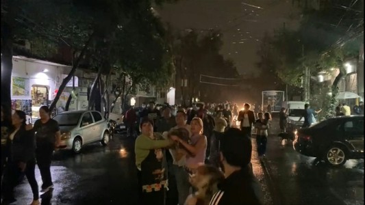 Destrozos por un sismo de magnitud 7,1 en México