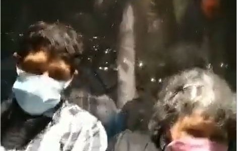 Pánico en un teleférico durante el terremoto en México