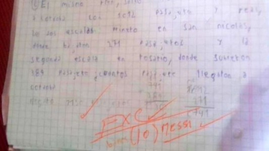 El maestro que le puso un "10 Messi" a uno de sus alumnos