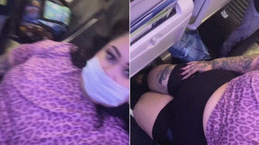 Video: denunció que la Policía la sacó del avión y la interrogó por usar ropa "inapropiada"