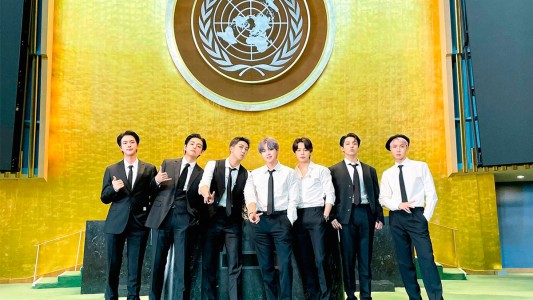 La banda juvenil coreana BTS participó como invitada especial en la Asamblea de la ONU