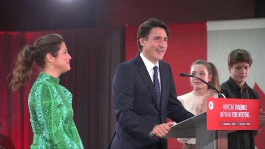 Trudeau fue reelecto pero deberá gobernar en minoría