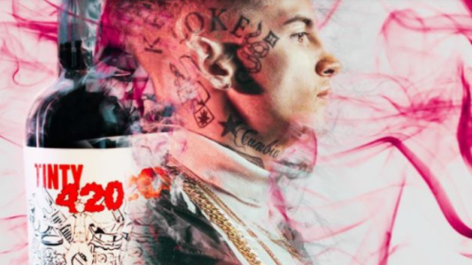 "Tinty 420": L-Gante lanzó su propio vino malbec