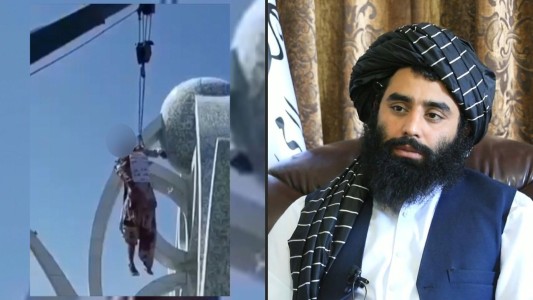 Los talibanes cuelgan cuatro cadáveres en una plaza de Afganistán