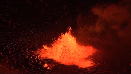 Las impresionantes imágenes de la erupción del volcán Kilauea en Hawai