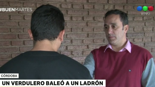 Verdulero baleó a un ladrón y quedó en libertad: "Estoy muy arrepentido de cómo reaccioné"