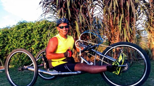 El desafío de recorrer la Ruta 40 en una bicicleta adaptada