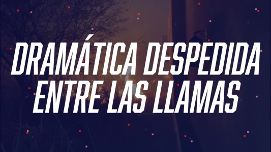 Debieron abandonar a su perro en medio del incendio en Córdoba