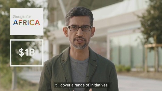 Google invertirá mil millones de dólares en África