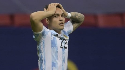 Mala noticia para Argentina: Lautaro Martínez no podrá jugar ante Paraguay