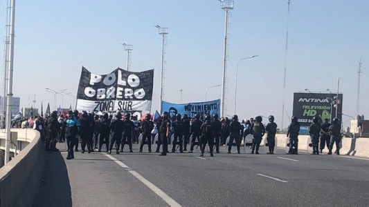 Aníbal Fernández, sobre cortes: "No vamos a usar la fuerza ni tolerar violencia"