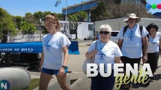 Te presento: deportistas del club de remo del Riachuelo