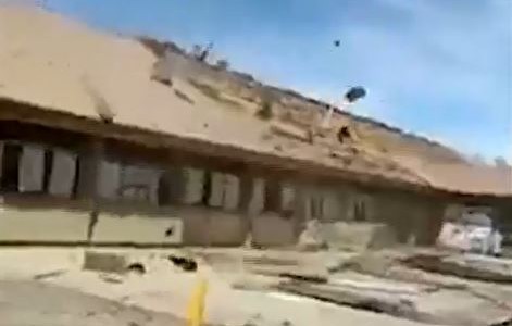 Temporal de viento en el sur con destrozos y cortes de ruta en Chubut, Santa Cruz y Río Negro