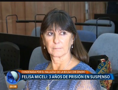 Sentenciaron a Felisa Miceli pero no irá a prisión