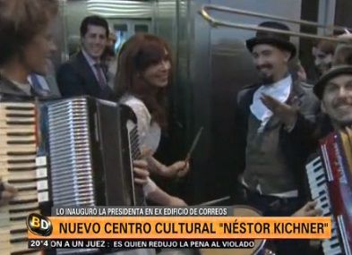 Cristina: "Estamos poniendo en marcha el centro cultural más importante de Latinoamérica"