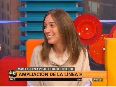María Eugenia Vidal: "en septiembre habrá tres estaciones nuevas en la línea H"