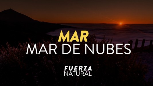 Mar de nubes en Tenerife - #FuerzaNatural