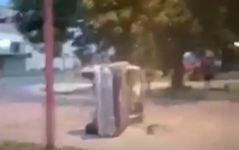 Video: Vandalismo después de una fiesta en Brandsen