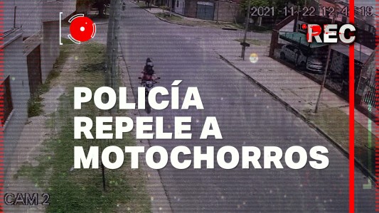 Policía repele a motochorros - #REC