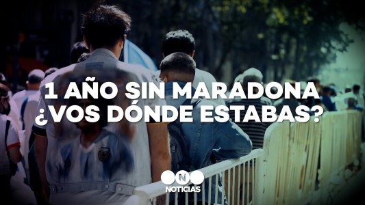 A un año de la muerte de Maradona: el recuerdo de un día que no se olvida